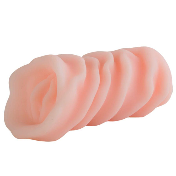 Телесный мастурбатор-вагина с нежными складочками Телесный мастурбатор-вагина с нежными складочками