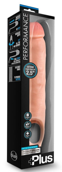 Телесная насадка-удлинитель 11.5 Inch Silicone Cock Sheath Penis Extender - 29,2 см. Телесная насадка-удлинитель 11.5 Inch Silicone Cock Sheath Penis Extender - 29,2 см.