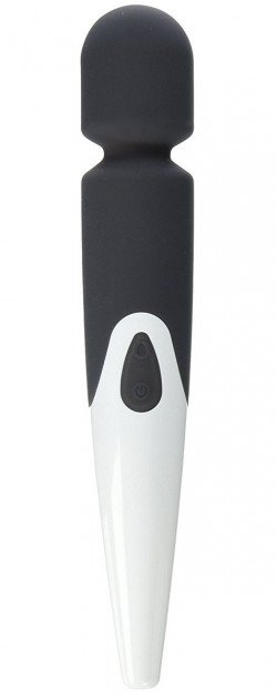 Чёрный жезловый вибромассажер Halo Wireless Multi-speed