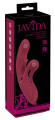 Малиновый вибратор-кролик с функцией постукивания 2 Function Rabbit Vibrator - 22,3 см.