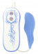 Голубой силиконовый стимулятор VIBE THERAPY DISCERNER 