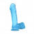 Голубой фаллоимитатор Jelly Studs - 20 см.