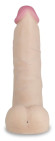 Телесный перезаряжаемый вибратор-реалистик из неоскин - 22 см. Телесный перезаряжаемый вибратор-реалистик из неоскин - 22 см.