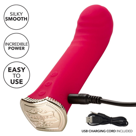 Ярко-розовый мини-вибромассажер для стимуляции точки G Uncorked Merlot - 13,25 см. Ярко-розовый мини-вибромассажер для стимуляции точки G Uncorked Merlot - 13,25 см.