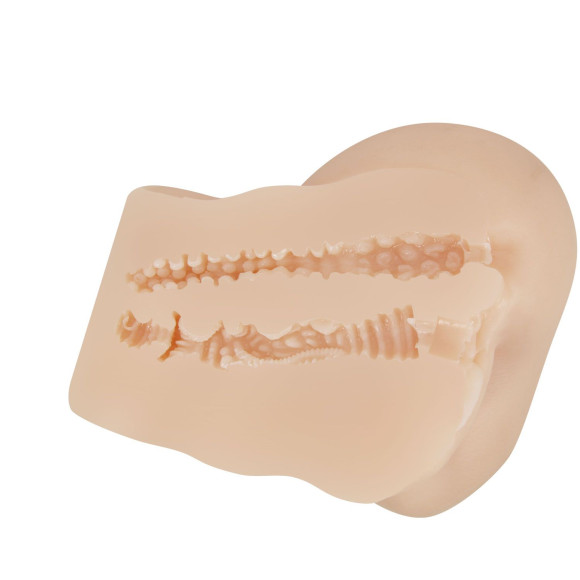 Телесный мастурбатор-полуторс Hailey с вибрацией Телесный мастурбатор-полуторс Hailey с вибрацией