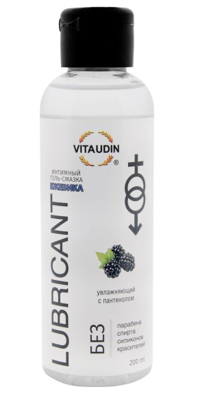 Интимный гель-смазка на водной основе VITA UDIN с ароматом ежевики - 200 мл. Интимный гель-смазка на водной основе VITA UDIN с ароматом ежевики - 200 мл.