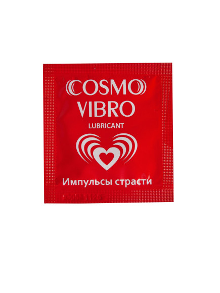 Саше женского стимулирующего лубриканта на силиконовой основе Cosmo Vibro - 3 гр. Саше женского стимулирующего лубриканта на силиконовой основе Cosmo Vibro - 3 гр.