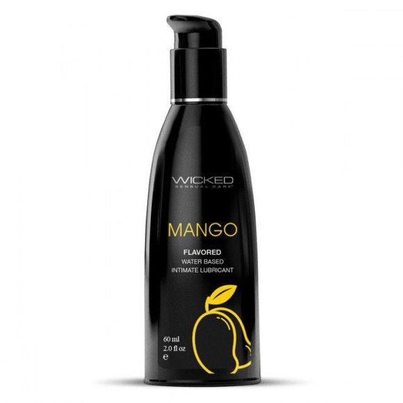 Лубрикант на водной основе с ароматом манго Wicked Aqua Mango - 60 мл. Лубрикант на водной основе с ароматом манго Wicked Aqua Mango - 60 мл.