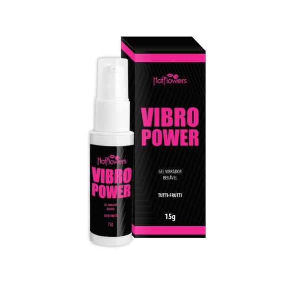 Жидкий вибратор Vibro Power со вкусом тутти-фрутти - 15 гр. Жидкий вибратор Vibro Power со вкусом тутти-фрутти - 15 гр.