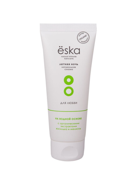 Натуральный лубрикант на водной основе Ёska Летняя ночь - 75 мл. Натуральный лубрикант на водной основе Ёska Летняя ночь - 75 мл.