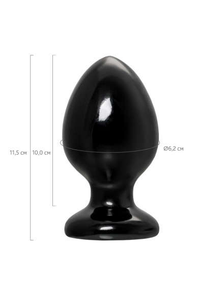 Черная анальная втулка Cetus α - 11,5 см. Черная анальная втулка Cetus α - 11,5 см.