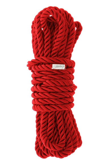Красная веревка для шибари Deluxe Bondage Rope - 5 м. Красная веревка для шибари Deluxe Bondage Rope - 5 м.