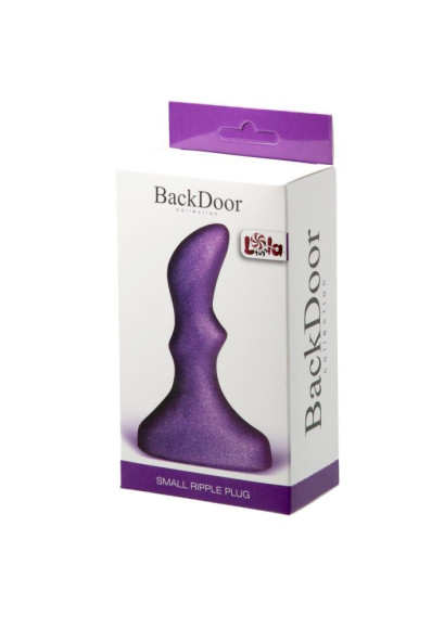 Фиолетовый анальный стимулятор Small ripple plug - 10 см. Фиолетовый анальный стимулятор Small ripple plug - 10 см.
