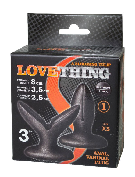 Анально-вагинальный плаг A blooming tulip XS Анально-вагинальный плаг A blooming tulip XS