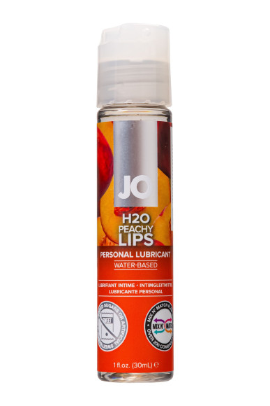 Лубрикант с ароматом персика JO Flavored Peachy Lips - 30 мл. Лубрикант с ароматом персика JO Flavored Peachy Lips - 30 мл.