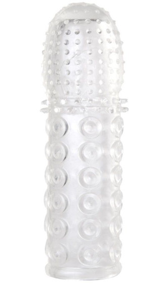 Прозрачная закрытая гелевая насадка - 13,5 см. Прозрачная закрытая гелевая насадка - 13,5 см.