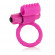 Розовое эрекционнное кольцо с двумя положениями вибростимулятора Розовое эрекционнное кольцо с двумя положениями вибростимулятора