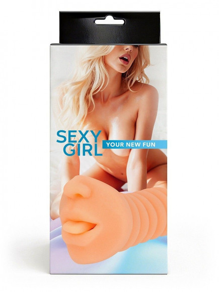 Телесный мастурбатор в виде сексуального ротика