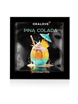 Саше съедобной оральной смазки OraLove с ароматом пина колада - 3 гр.