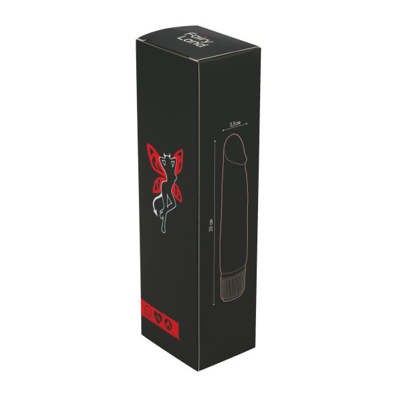 Телесный силиконовый вибратор-реалистик - 20 см. Телесный силиконовый вибратор-реалистик - 20 см.