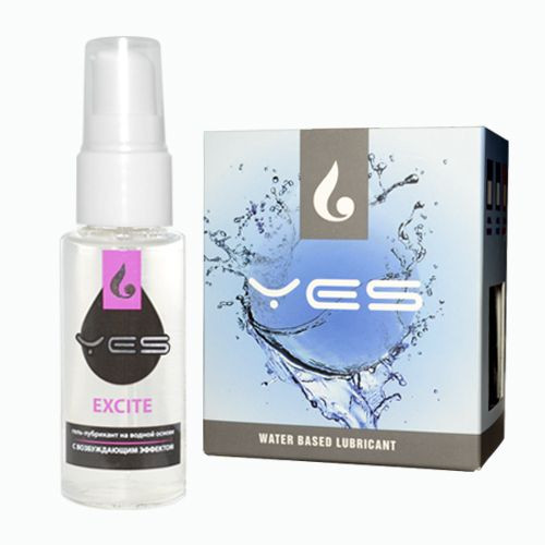 Гель-лубрикант на водной основе Excite с возбуждающим эффектом - 30 мл. Гель-лубрикант на водной основе Excite с возбуждающим эффектом - 30 мл.