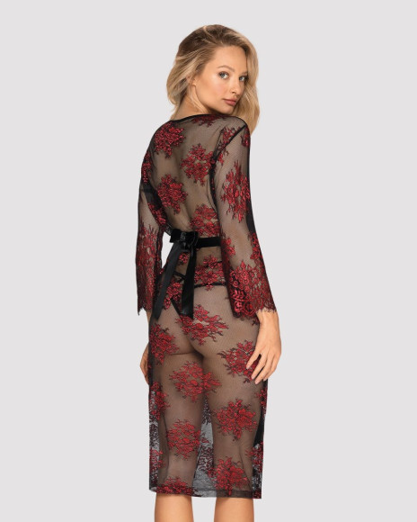 Соблазнительный длинный пеньюар Redessia Соблазнительный длинный пеньюар Redessia