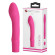 Розовый вибромассажер Ira с увеличенной загнутой головкой - 15 см. Розовый вибромассажер Ira с увеличенной загнутой головкой - 15 см.