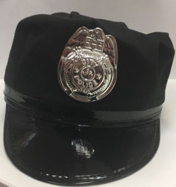Чёрная фуражка полицейского Чёрная фуражка полицейского