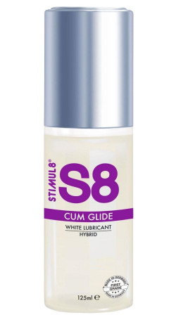 Гибридный лубрикант S8 Hybrid Cum Glide с консистенцией спермы - 125 мл. Гибридный лубрикант S8 Hybrid Cum Glide с консистенцией спермы - 125 мл.