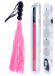 Розовая силиконовая плеть - 35,5 см.