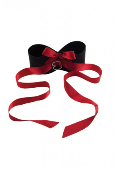 Наручники мягкие Tantric Binding Love Universal Cuffs черные с красным