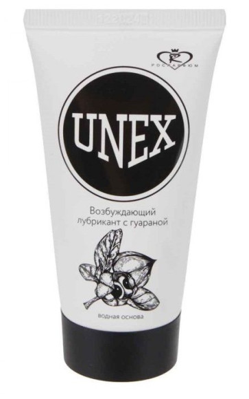 Возбуждающий лубрикант с гуараной на водной основе Unex - 50 мл. Возбуждающий лубрикант с гуараной на водной основе Unex - 50 мл.