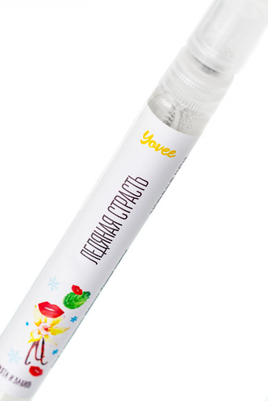 Охлаждающе-возбуждающий оральный спрей «Ледяная страсть» со вкусом мяты и ванили - 10 мл. Охлаждающе-возбуждающий оральный спрей «Ледяная страсть» со вкусом мяты и ванили - 10 мл.