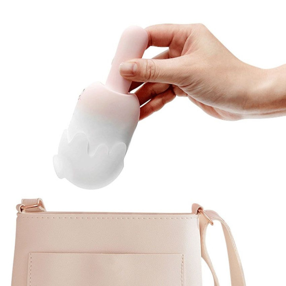 Нежно-розовый клиторальный вибромассажер Bite Me - 14,8 см. Нежно-розовый клиторальный вибромассажер Bite Me - 14,8 см.