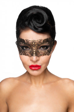 Золотистая карнавальная маска  Киталфа 