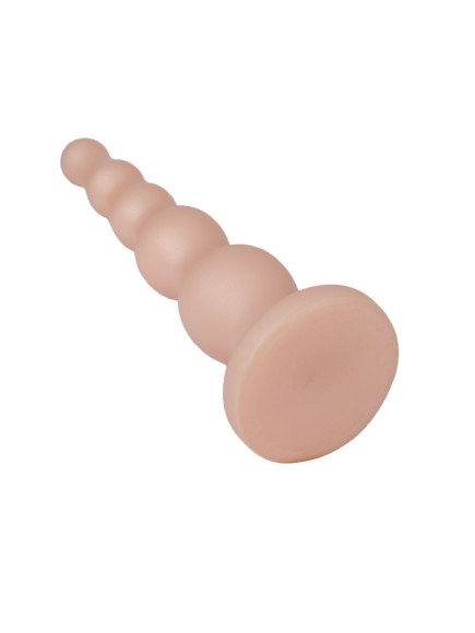 Телесная анальная ёлочка - 17,5 см. Телесная анальная ёлочка - 17,5 см.