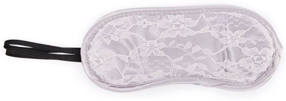 Серая кружевная маска на резиночке Серая кружевная маска на резиночке