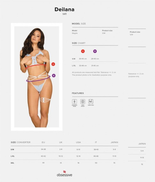 Пикантный комплект белья Deilana Пикантный комплект белья Deilana