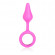 Розовая анальная пробка Booty Call Booty Tickler - 9,5 см.