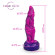 Розовый рельефный фантазийный фаллоимитатор - 20,5 см. Розовый рельефный фантазийный фаллоимитатор - 20,5 см.