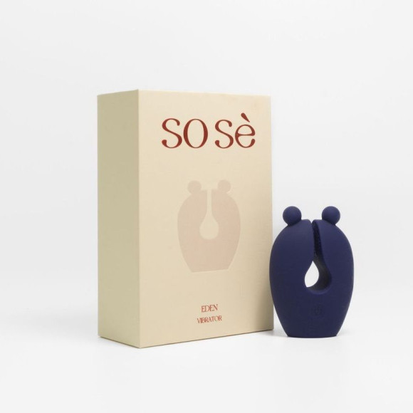 Синий клиторальный вибростимулятор Eden