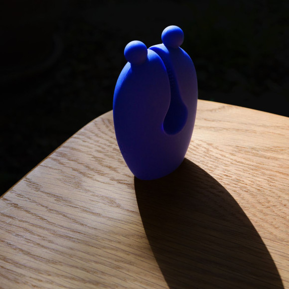 Синий клиторальный вибростимулятор Eden