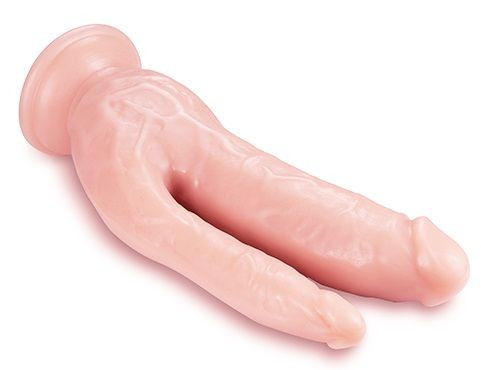 Телесный фаллоимитатор 8 Inch DP Cock - 20,32 см. Телесный фаллоимитатор 8 Inch DP Cock - 20,32 см.