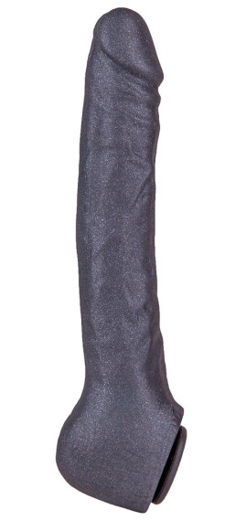 Чёрная фаллическая насадка BLACK BENT 3 - 22 см. Чёрная фаллическая насадка BLACK BENT 3 - 22 см.