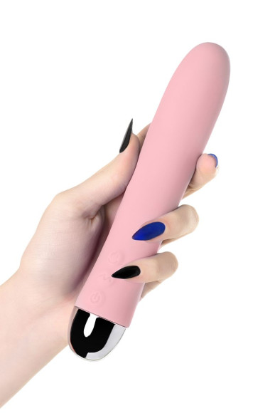 Розовый силиконовый вибратор с функцией нагрева и пульсирующими шариками FAHRENHEIT - 19 см. Розовый силиконовый вибратор с функцией нагрева и пульсирующими шариками FAHRENHEIT - 19 см.