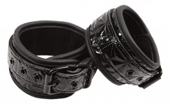 Черные оковы на ноги Sinful Ankle Cuffs