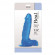 Синий фаллоимитатор JELLY DILDO REAL RAPTURE BLUE 7.5 - 19 см.