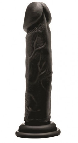Чёрный фаллоимитатор Realistic Cock 8 