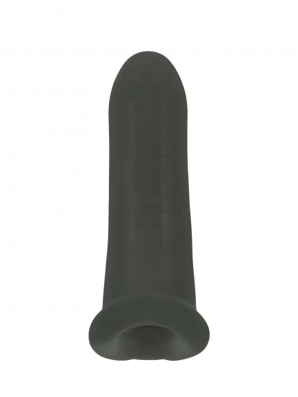 Черный фаллоудлинитель Striker - 13,5 см.