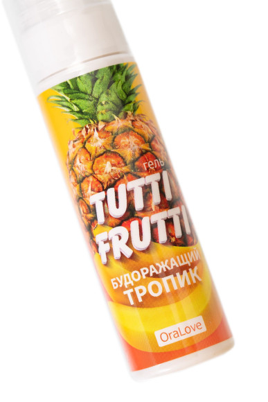 Гель-смазка Tutti-Frutti со вкусом тропических фруктов - 30 гр. Гель-смазка Tutti-Frutti со вкусом тропических фруктов - 30 гр.